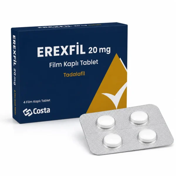 Erexfil 20 mg 4 Tablet Fiyatı ve Eczane Satışı